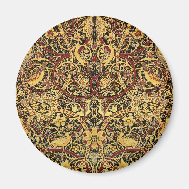 Imã Tapeçaria William Morris Bullerswood (Frente)