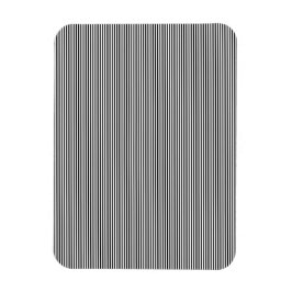 Ímã Tapete de Mouse Minimalista com Faixa Preta de Lux