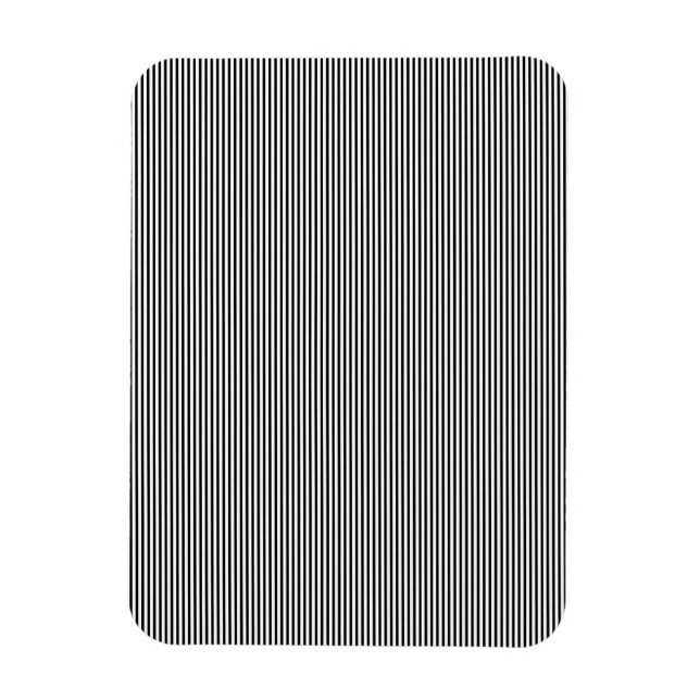 Ímã Tapete de Mouse Minimalista com Faixa Preta de Lux (Vertical)