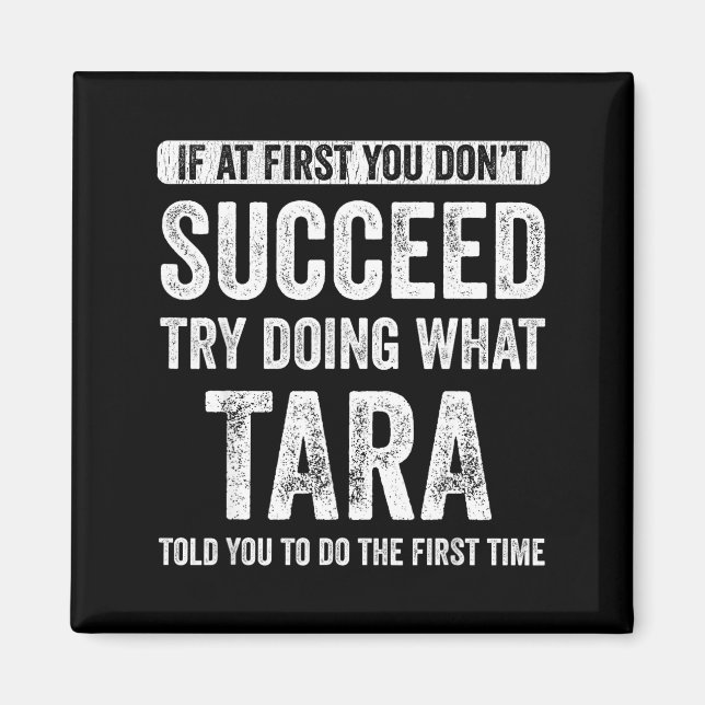 Imã Tara If At First You Don't Succeed Try Doing What  (Frente)