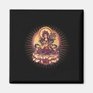 Imã Tara Tibete Budismo Lótus Meditação Yoga Om Espiri