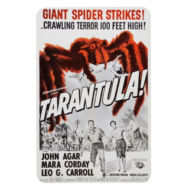 Ímã TARANTULA de 1950! Magneta flexível (Vertical)