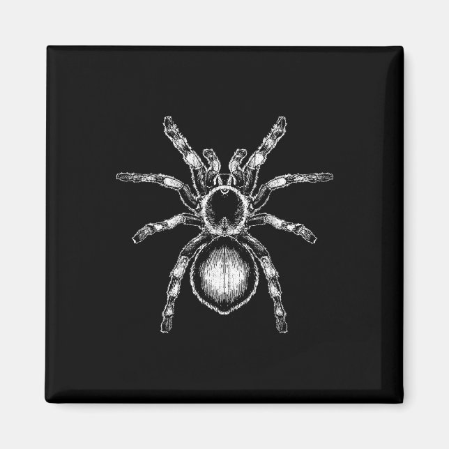 Imã Tarantula Huge Spider Phobia Halloween Costume Ara (Frente)