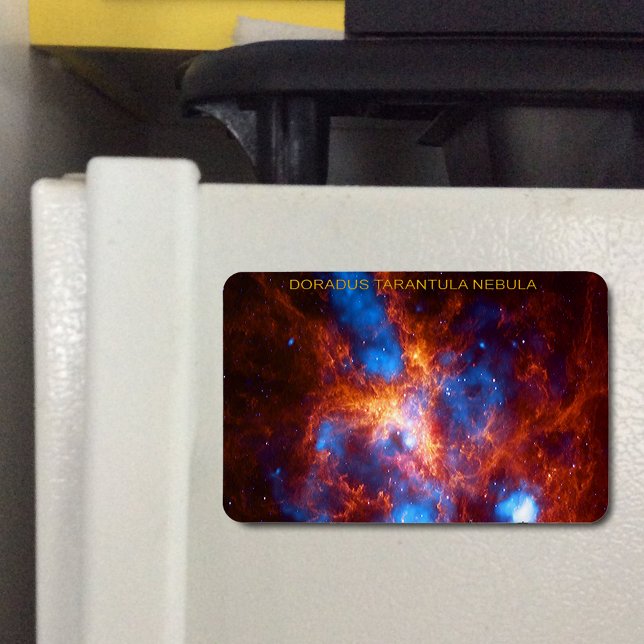 Ímã Tarantula Nebula Galáxia Marrom Azul (Tarantula Nebula Galaxy Brown Blue Magnet)