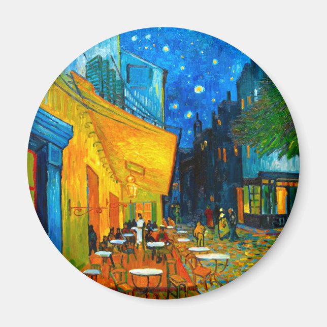 Imã Tarde de Café de Van Gogh à Noite (Frente)