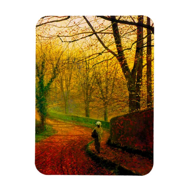 Ímã Tarde de novembro Stapleton Park Grimshaw (Vertical)