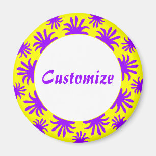 Imã Tarde do Triffids Modelo - Amarelo