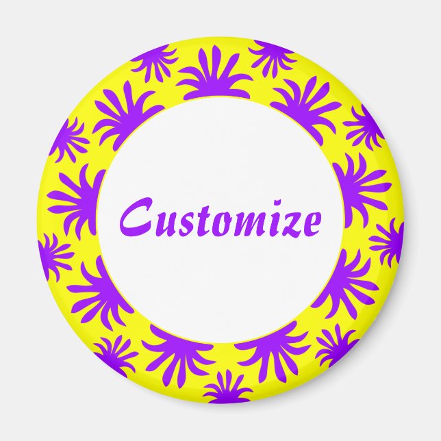 Imã Tarde do Triffids Modelo - Amarelo (Frente)