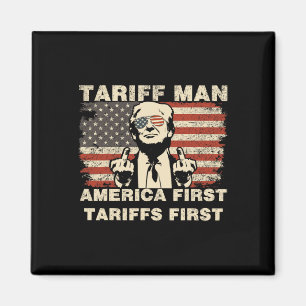 Imã Tarifa Homem Funny Trump Tarrifs Memória América P