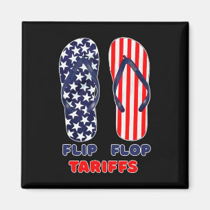 Imã Tarifas de sacudir Inundável Anti-Trump Tee Merch