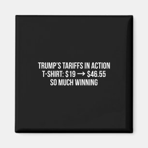 Imã Tarifas de Trump em Ação Engraçado Anti Tar Políti