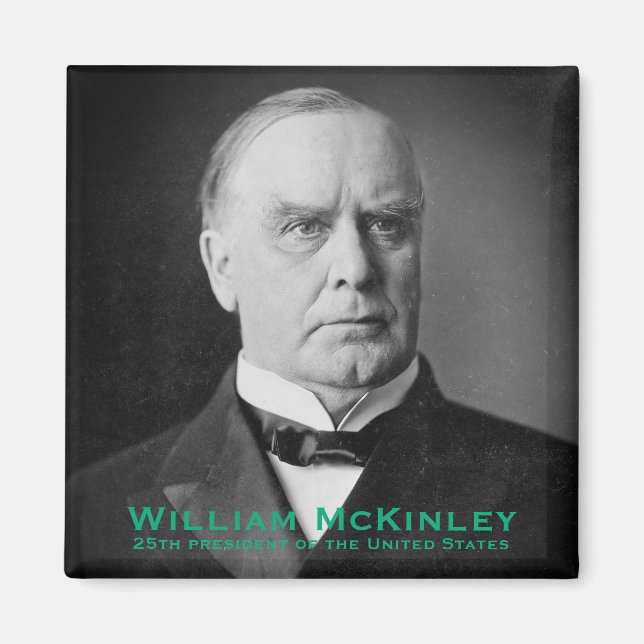 Imã Tariff King William McKinley, 25 dos EUA (Frente)