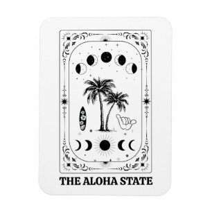 Ímã Tarot Card Hawaii Aloha Estado Celestial Souvenir