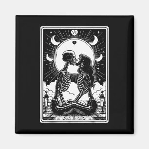 Imã Tarot Card O Gótico De Esqueleto Dos Amantes Hallo