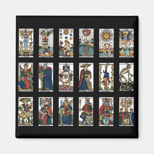 Imã Tarot Major Arcana (Frente)