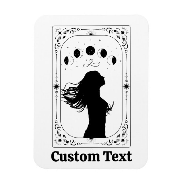 Ímã Tarot Personalizado Adicionar Nome Amigo Presentes (Vertical)