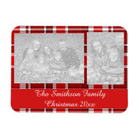 Tartan da Xadrez branca vermelha