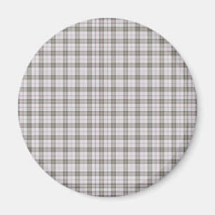 Imã Tartan de moda cinza
