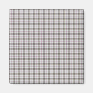 Imã Tartan de moda cinza