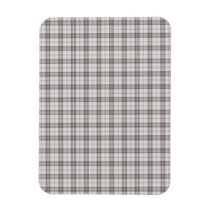 Ímã Tartan de moda cinza