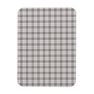 Ímã Tartan de moda cinza