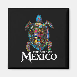 Imã Tartaruga Do Mar Gráfico Do Golfo Do México Nunca 