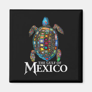 Imã Tartaruga Do Mar Gráfico Do Golfo Do México Nunca