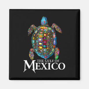 Imã Tartaruga Do Mar Gráfico Do Golfo Do México Nunca 