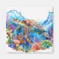 Tartaruga do Mar Vibrante