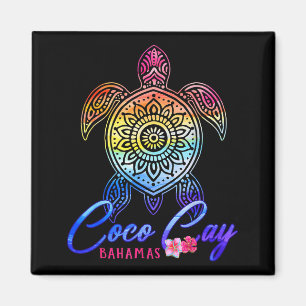 Imã Tartaruga marinha tie dye coco cay