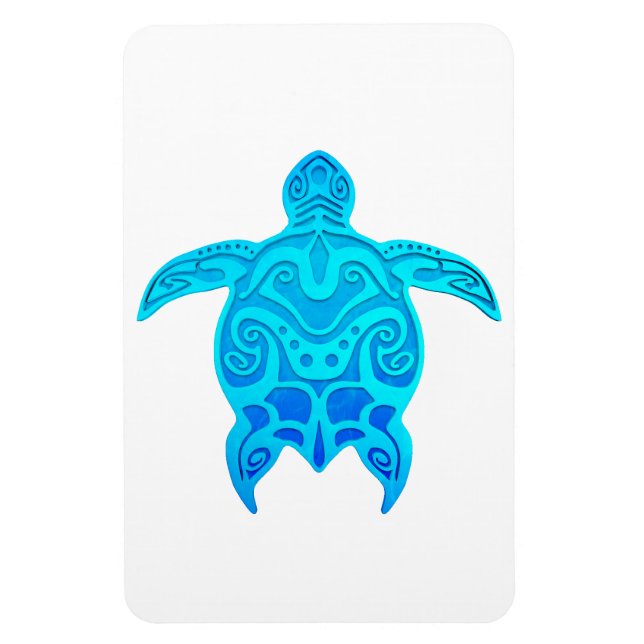 Ímã Tartaruga Tribal (Vertical)