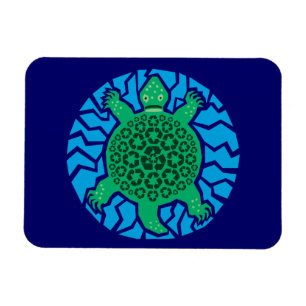 Ímã Tartarugas marinhas, Reciclagem