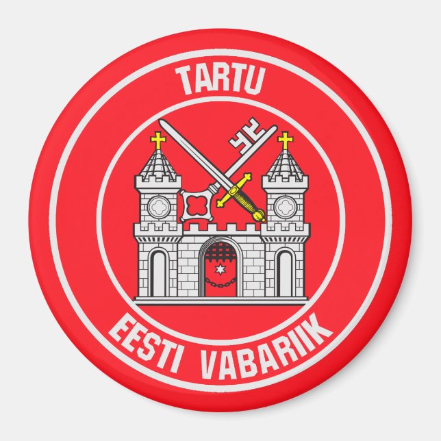 Imã Tartu Round Emblem (Frente)