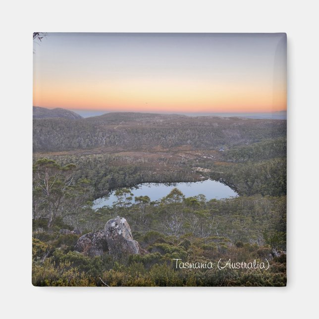 Imã Tasmania Tarn Shelf Magnet (Natureza Selvagem Aust (Frente)