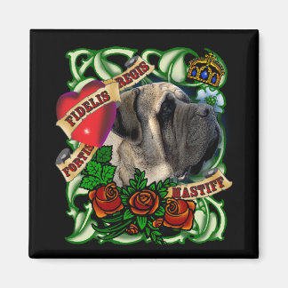 Imã Tattoo Mastiff Magnet