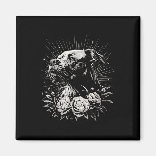 Imã Tattoo Style Lover American Staffordshire Terrier
