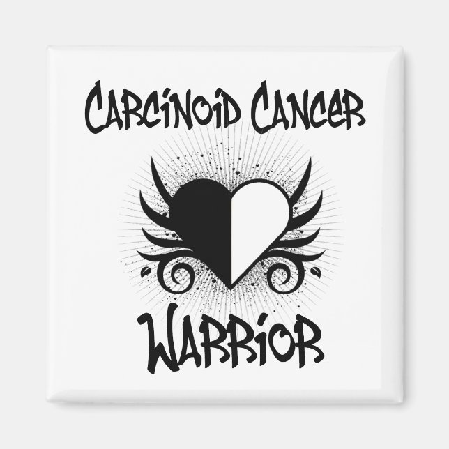 Imã Tatuagem Carcinoide Cancer WARRIOR (Frente)