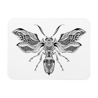 Ímã Tatuagem De Bee-Wasp
