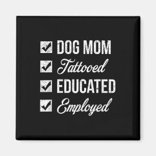 Imã Tatuagem De dia de as mães Para Cão &Empregado Edu