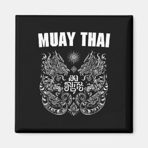 Imã Tatuagem de Luta de MMA Muay Thai Chute Duplo Tigr