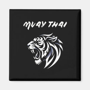 Imã Tatuagem de luta de MMA Muay Thai Tigre Rugido Kic