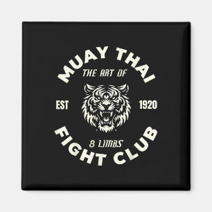 Imã Tatuagem De Luta Mma Muay Thai Tigre Arte Dos 8 Me