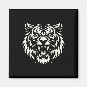 Imã Tatuagem De Luta Mma Muay Thai Tigre Rugido Kickbo