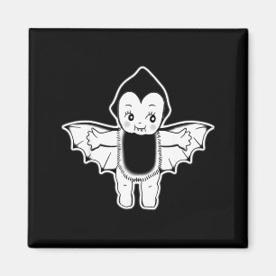 Imã Tatuagem de morcego vampiro bebê Kewpie