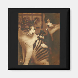 Imã Tatuagem Engraçada Memória De Gato Humor De Gatinh