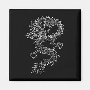 Imã Tatuagem japonesa Dragão desenhando G japonês trad