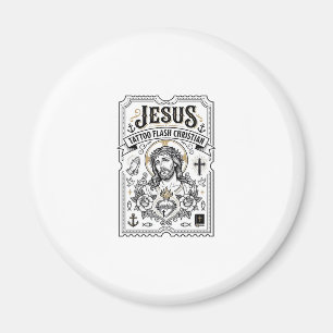 Imã Tatuagem Jesus Flash Cristão Jesus Tatuagem Flash