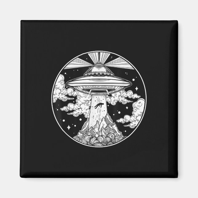 Imã Tatuagem no Espaço alienígena - Ufo 51 Área Roswel (Frente)