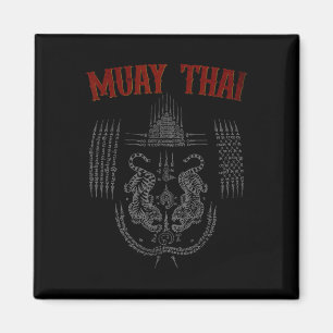Imã Tatuagem Sak Yant Muay Thai Kickboxing Cultura Asi