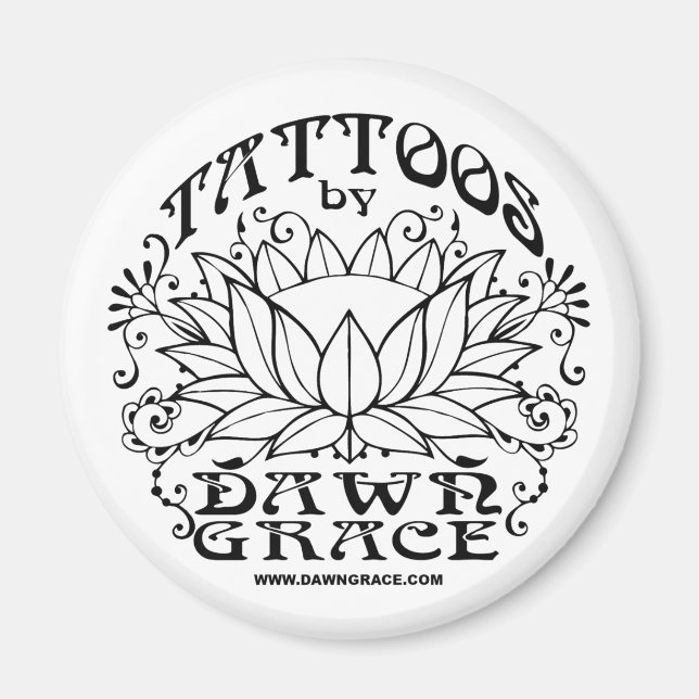 Imã Tatuagens de Dawn Grace (Frente)